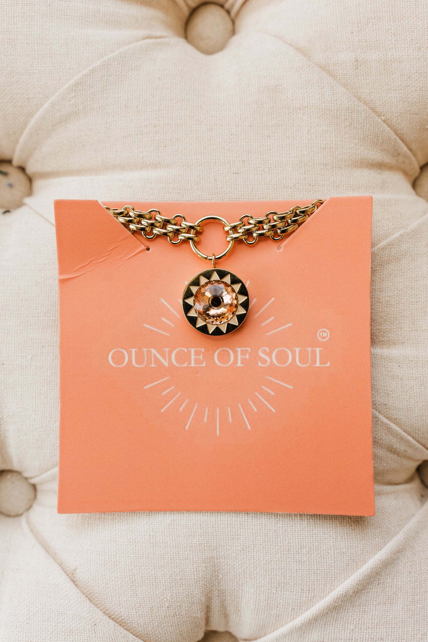 Statement Sunburst Necklace