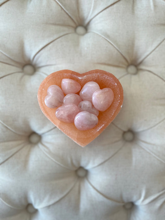 Rose Quartz Heart